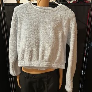 Derek Heart light blue plush sweatshirt